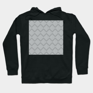 Grey zig zag pattern Hoodie